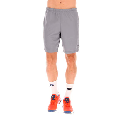 Short de Tenis Hombre Lotto - Squadra III Gris