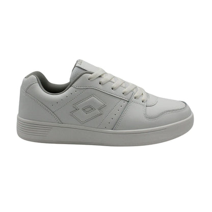 Zapatilla Escolar Hombre Lotto - BTS Basket Blanco