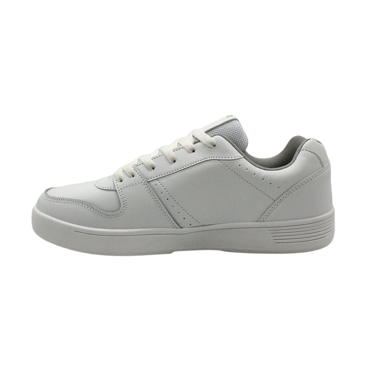 Zapatilla Escolar Hombre Lotto - BTS Basket Blanco