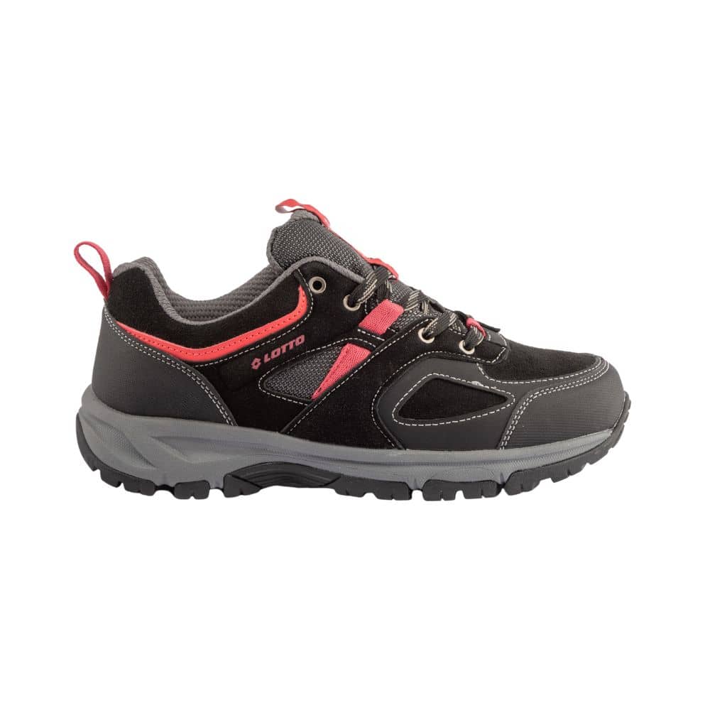 Zapatilla Outdoor Mujer Lotto - Monte Rosa LC Negro Rosado