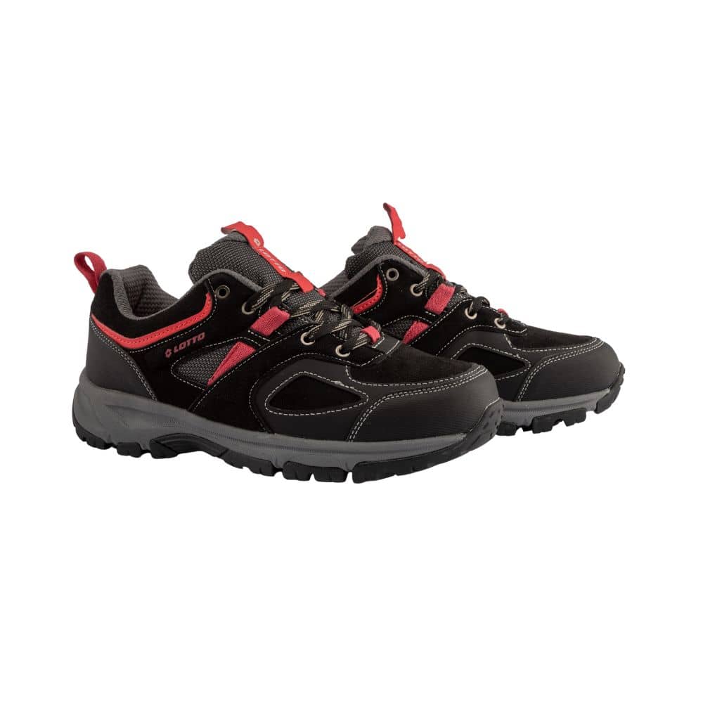 Zapatilla Outdoor Mujer Lotto - Monte Rosa LC Negro Rosado