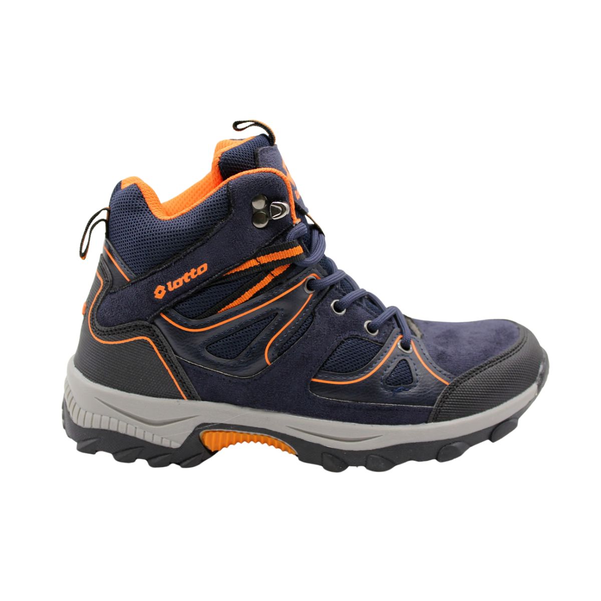 Zapatilla Outdoor Niño Lotto - Argos HC Azul Naranjo