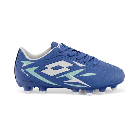 Zapato de Fútbol Juvenil Lotto - Solista FG Azul Blanco
