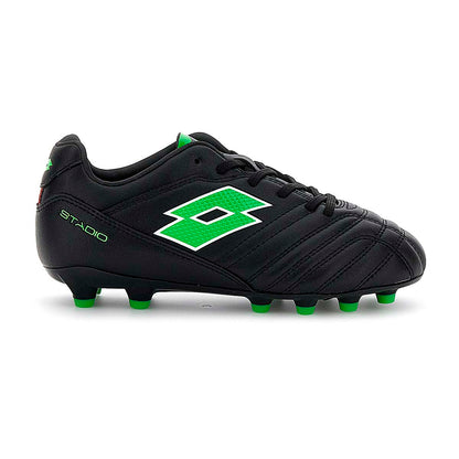 Zapato Fútbol Juvenil Lotto - Stadio 705 FG Negro Verde