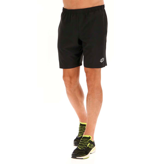 Short de Running Hombre Lotto - Running VII Negro