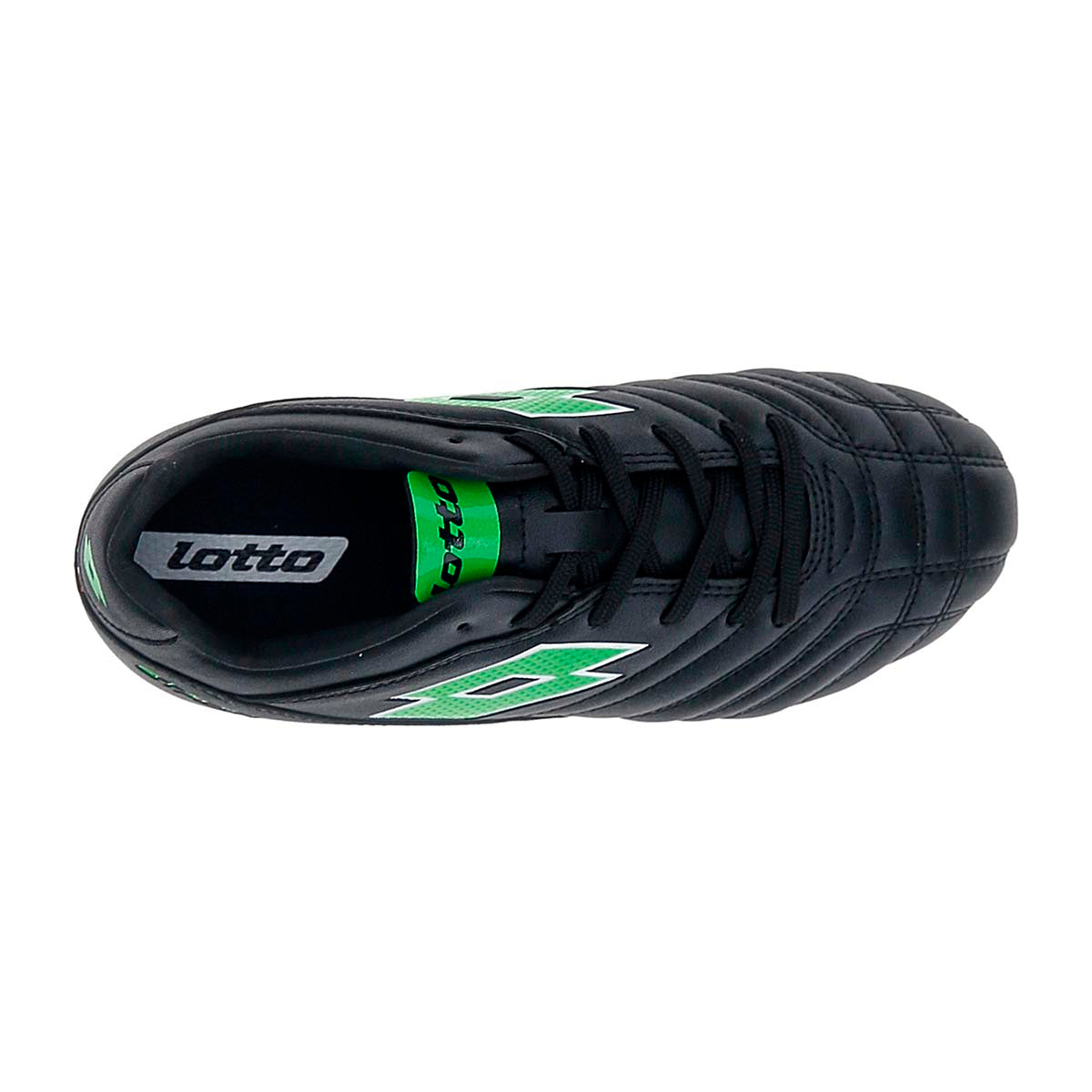 Zapato Fútbol Juvenil Lotto - Stadio 705 FG Negro Verde