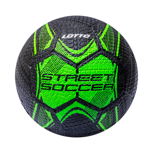 Balón de Fútbol Nro. 5 STREET SOCCER Negro  Verde - Unisex