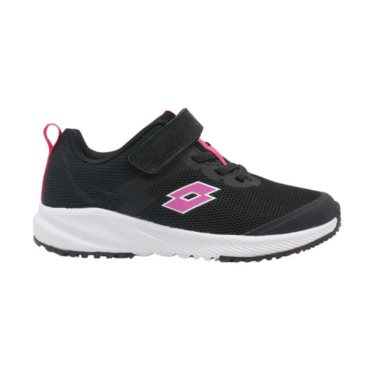 Zapatilla Running Niño Lotto - Challenge Negro Rosado