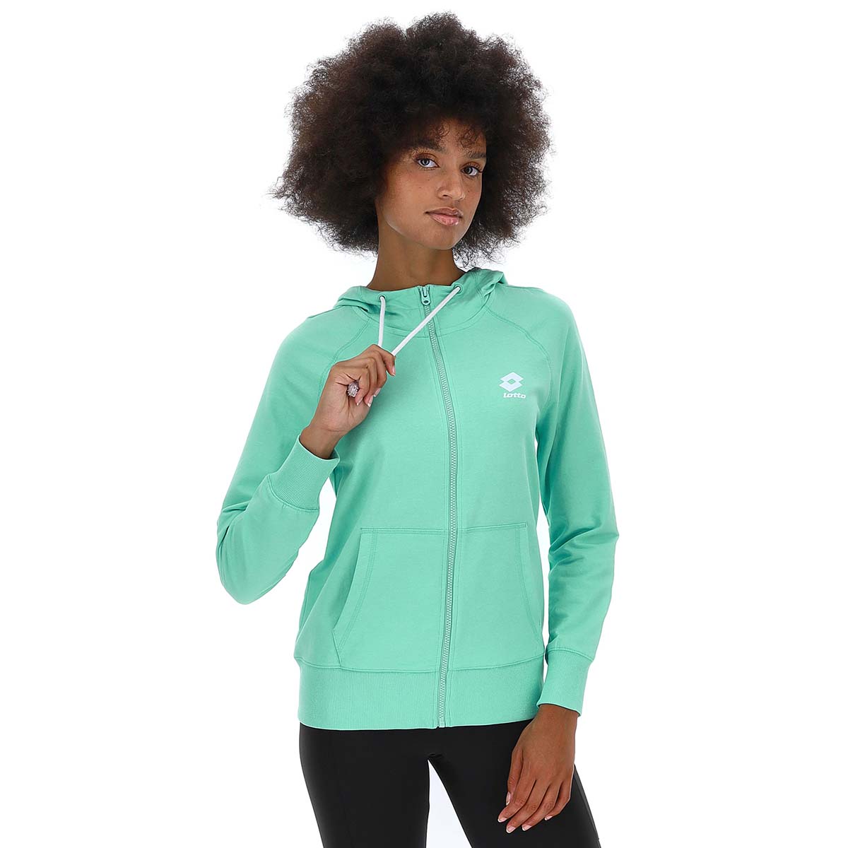 Poleron Deportivo Mujer Lotto - Smart HD Turqueza