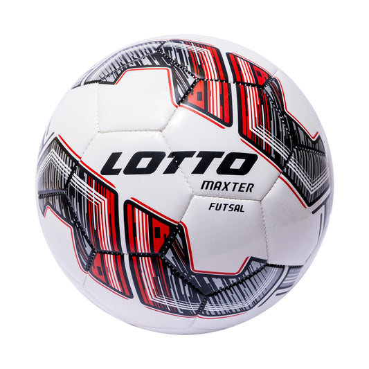 Balón de Futsal Nro. 4 Blanco - Rojo MAXTER - Unisex