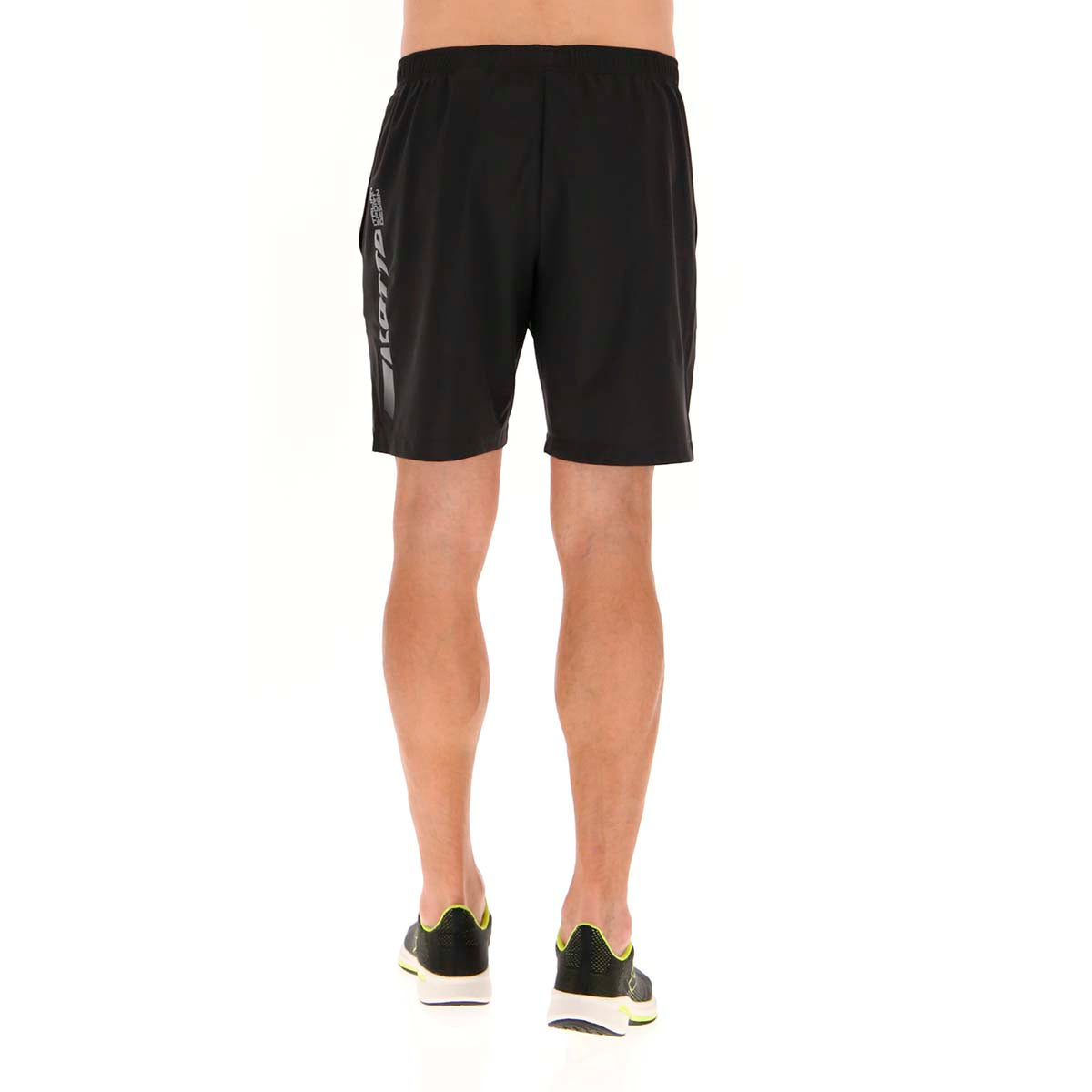 Short de Running Hombre Lotto - Running VII Negro