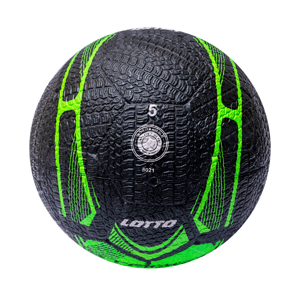 Balón de Fútbol Nro. 5 STREET SOCCER Negro  Verde - Unisex