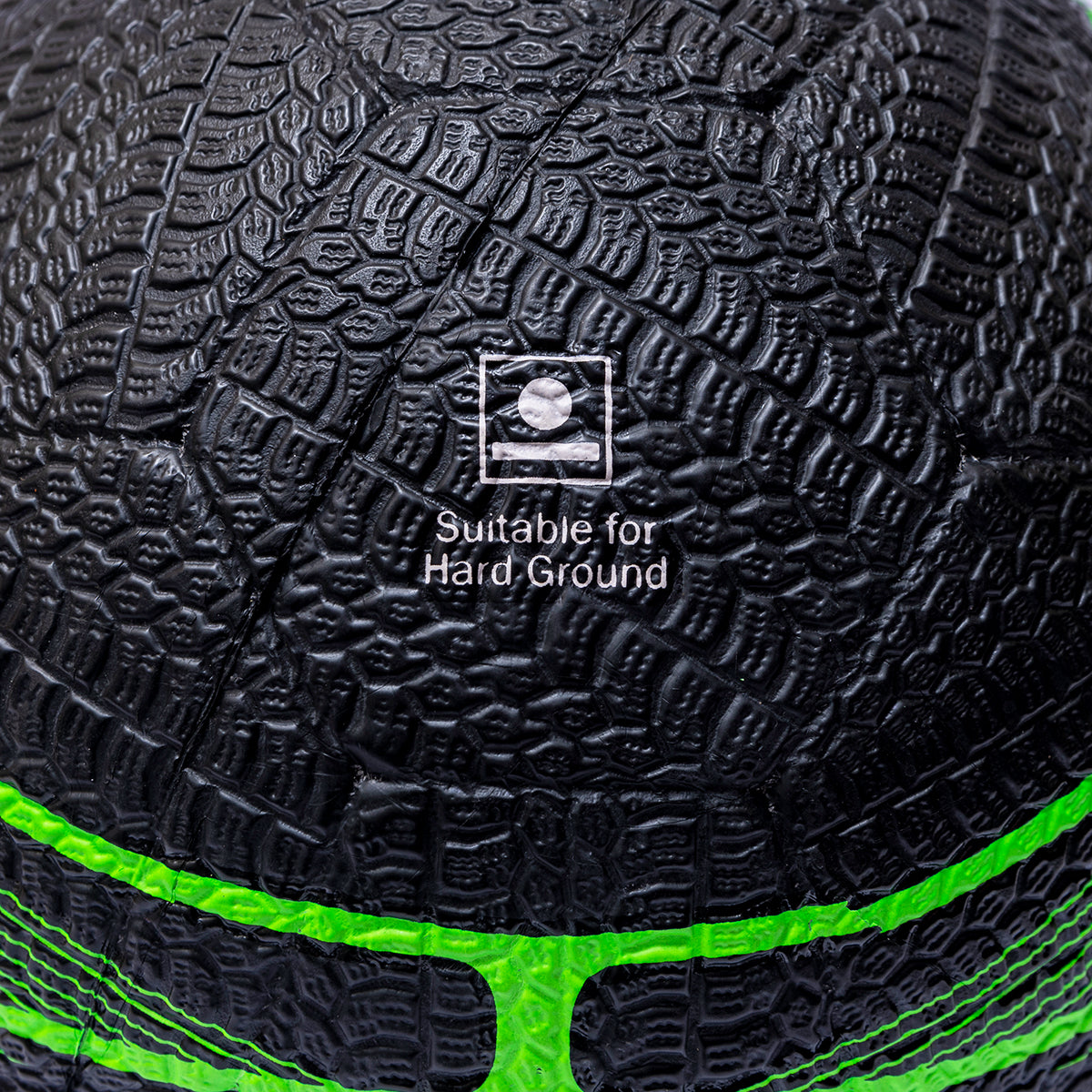 Balón de Fútbol Nro. 5 STREET SOCCER Negro  Verde - Unisex