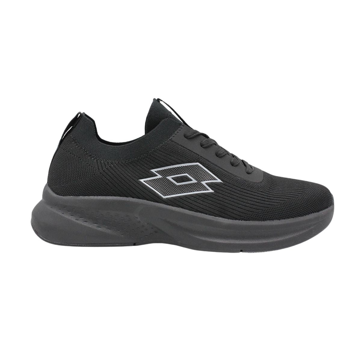 Zapatilla Running Hombre Lotto - Speedride Negro Blanco