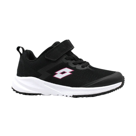 Zapatilla Running Niño Lotto - Verso R JR S Negro Rosado