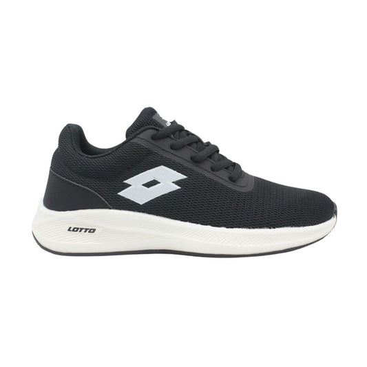 Zapatilla Running Juvenil Lotto - Challenge Negro Blanco