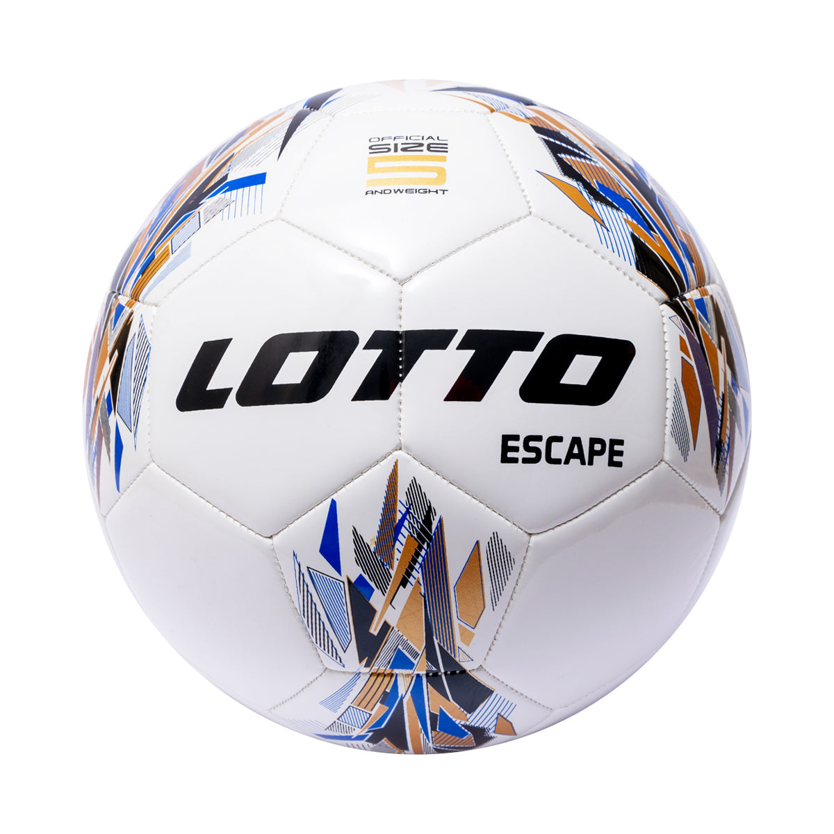 Balón de Fútbol Nro. 5 Blanco - Azul ESCAPE - Unisex