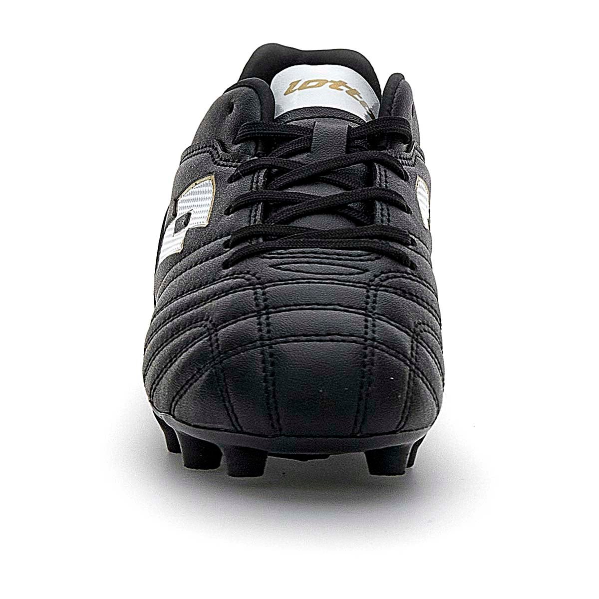 Zapato Fútbol Juvenil Lotto - Stadio 705 FG Negro Blanco