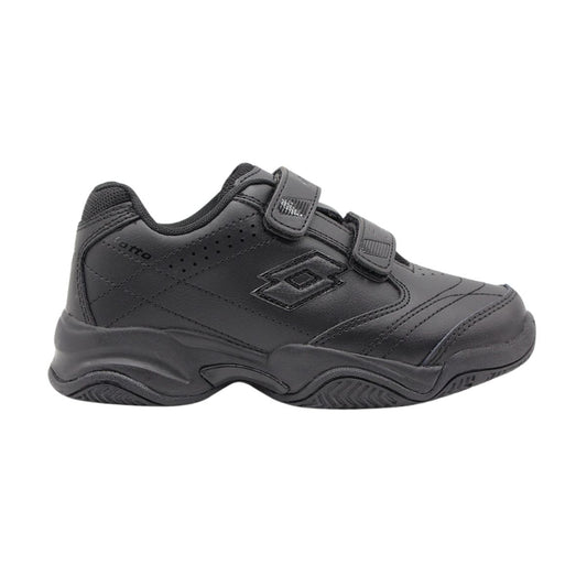 Zapatilla Escolar Juvenil Lotto - Court Jr Negro