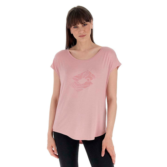 Polera Deportiva Mujer Lotto - Shine Rosado