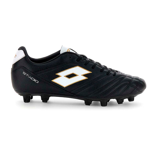 Zapato de Futbol Hombre Lotto - Stadio FG 705 Negro Blanco