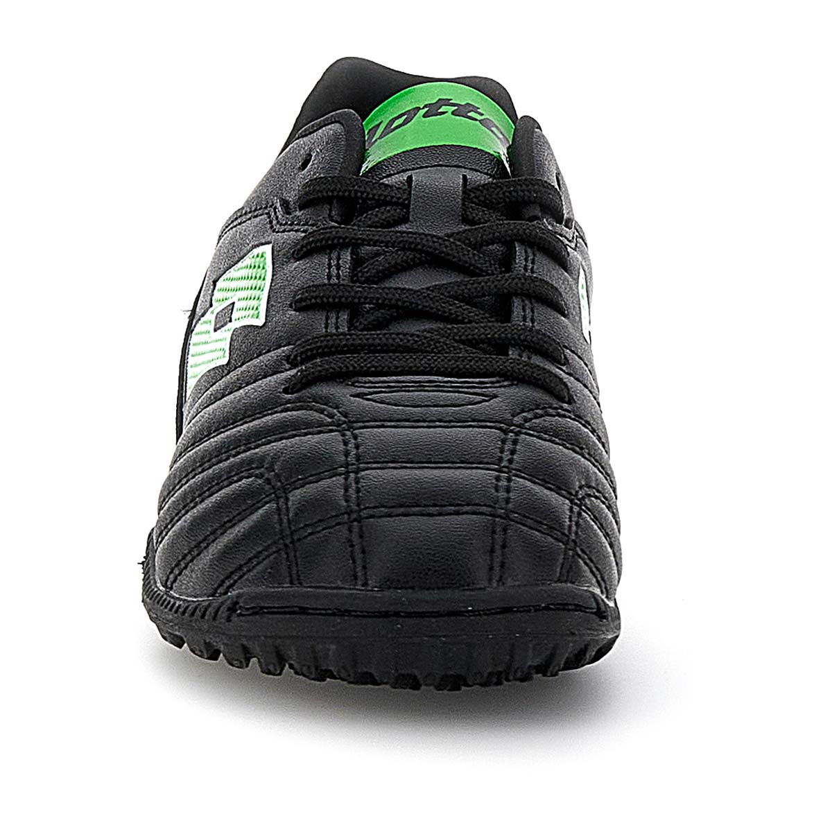 Zapato Baby Fútbol Niño Lotto - Stadio 705 TF Negro Verde